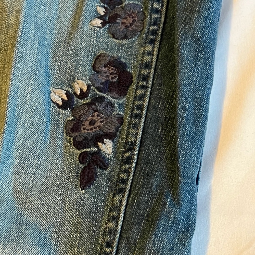 Caslon jeans with flowers